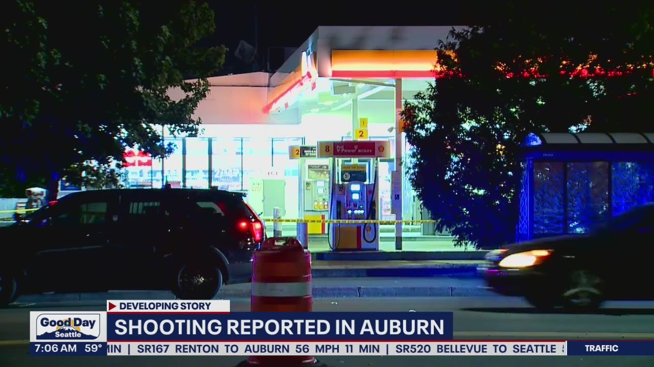 Shooting reported at a gas station in Auburn | FOX 13 Seattle - YouTube