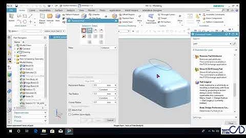 NX12 Tutorial - Thiết Kế Và Lắp Ráp - 4 2  general pad
