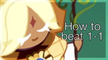 A super helpful tutorial on how to beat 1-1 || Cookie Run Kingdom