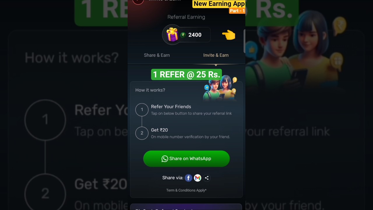 rewrite this title Refferal App to Earn Money – Best Earning App Without investment – New Upi Earning App rewrite this title Refferal App to Earn Money – Best Earning App Without investment – New Upi Earning App