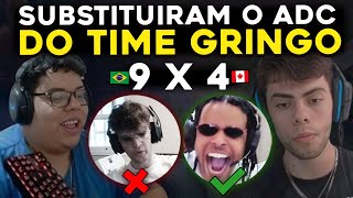 EXPULSARAM O ADC DO TIME ESTRANGEIRO DO TREINO, AULAS DO GRONGOS - RENECRODILO LEAGUE OF LEGENDS