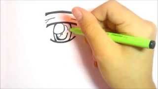 Manga Augen Zeichnen - Speedvideo Tutorial - Leovlogi