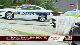 Winston-Salem police investigating deadly shooting involving 15-year-old boy