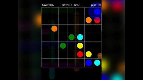 Flow Free Regular pack 7x7 Level 1 to 10 Solved