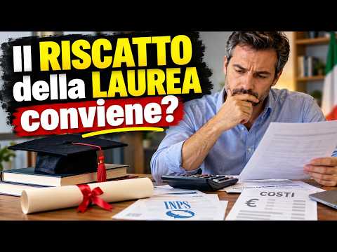 Video Riscatto della laurea: quanto costa DAVVERO e quando conviene farlo
