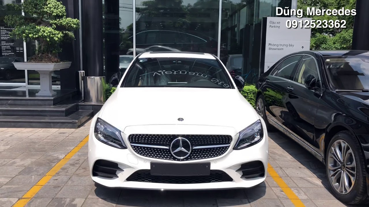 Mercedes C300 AMG 2019 trắng đen tốc độ thể thao - LH 0912523362 - YouTube