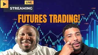 Live Futures Day Trading ES \& NQ Supply and Demand!