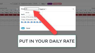 Setting seasonal rates with Booking Automation