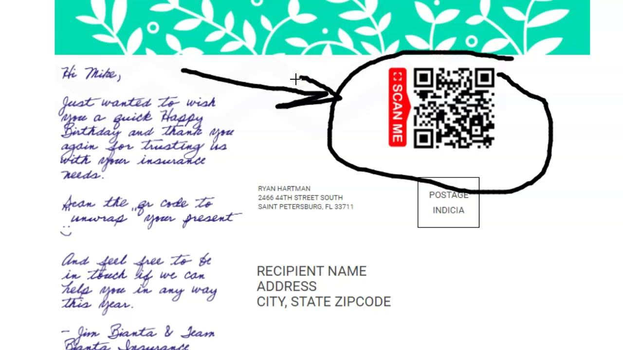 Post Purchase Snail Mail Retargeting Examples