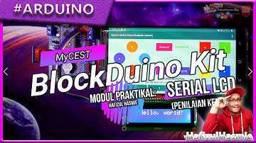 Arduino Serial LCD Communication | Blockduino Kit