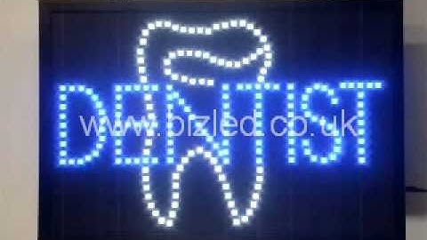 Dentist LED sign(M)