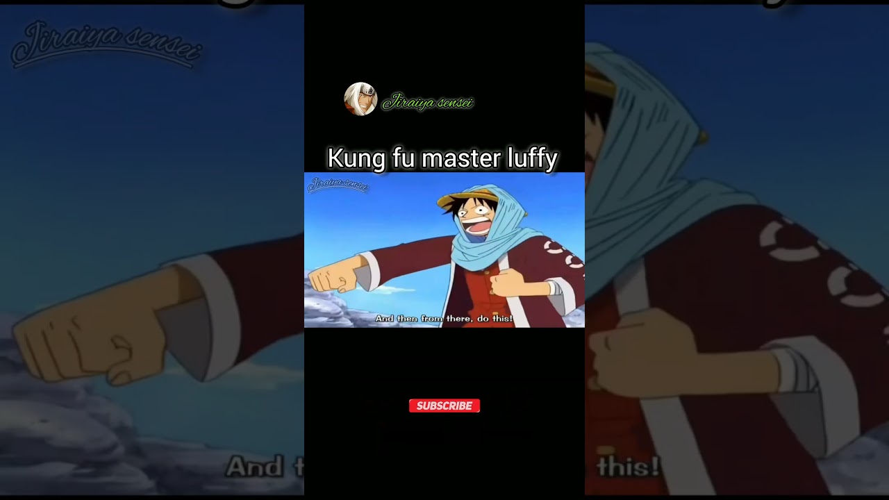 kung fu master luffy