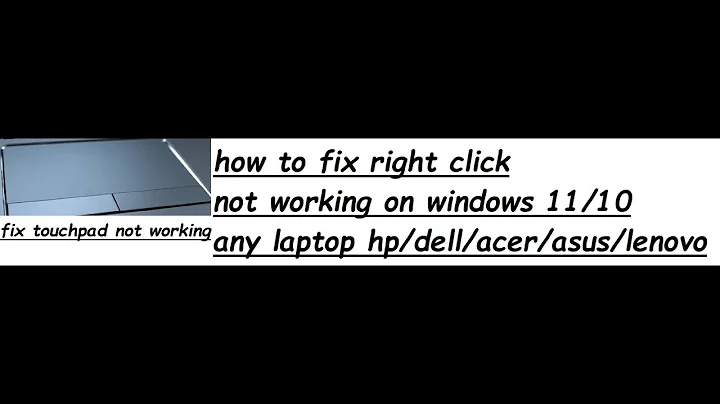 how to fix right click not working on windows 10