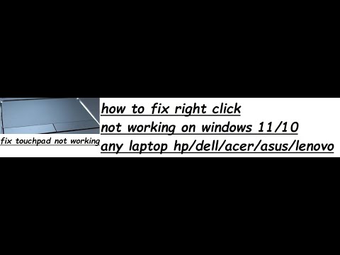 how to fix right click not working on windows 10 - YouTube