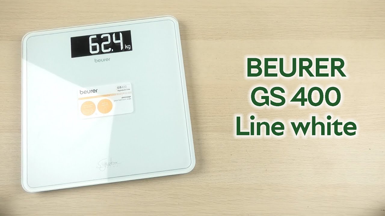 Розпаковка BEURER GS 400 Line white