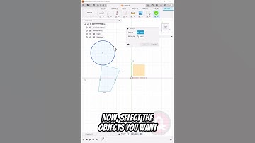 Fusion 360: Mirror #3dprinting #fusion360 #fusion360tutorial