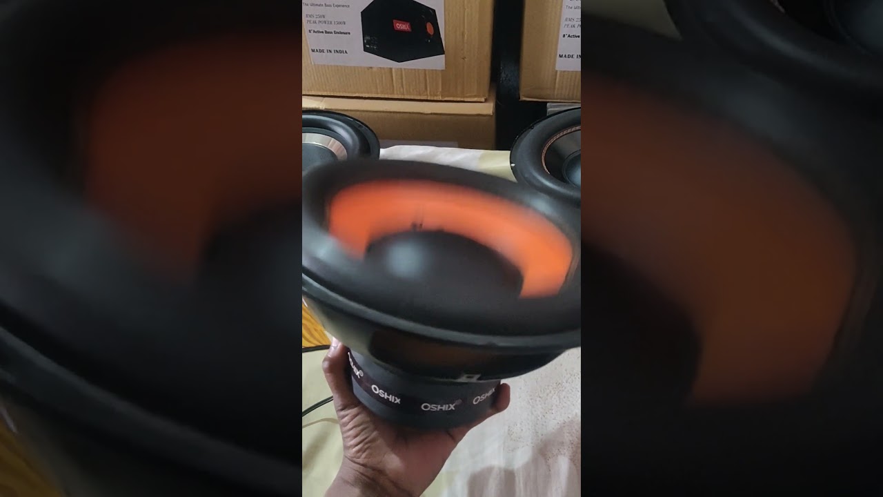 Bass Tube Subwoofer Double Magnet 10 Inch 1500 watt Oshix 