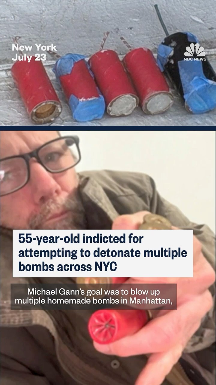 55-year-old indicted for attempting to detonate multiple bombs