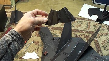 Part # 4 of 4.. X47-B 70mm EDF jet. Cutting and assembly of your plans.