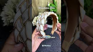 Headband Rodenrose & Bliss by Velmorra #tipscantik #hairstyle #bandocantik #bando #beauty
