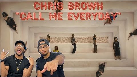 📞Chris Brown - Call Me Every Day  ft. Wizkid (REACTION)