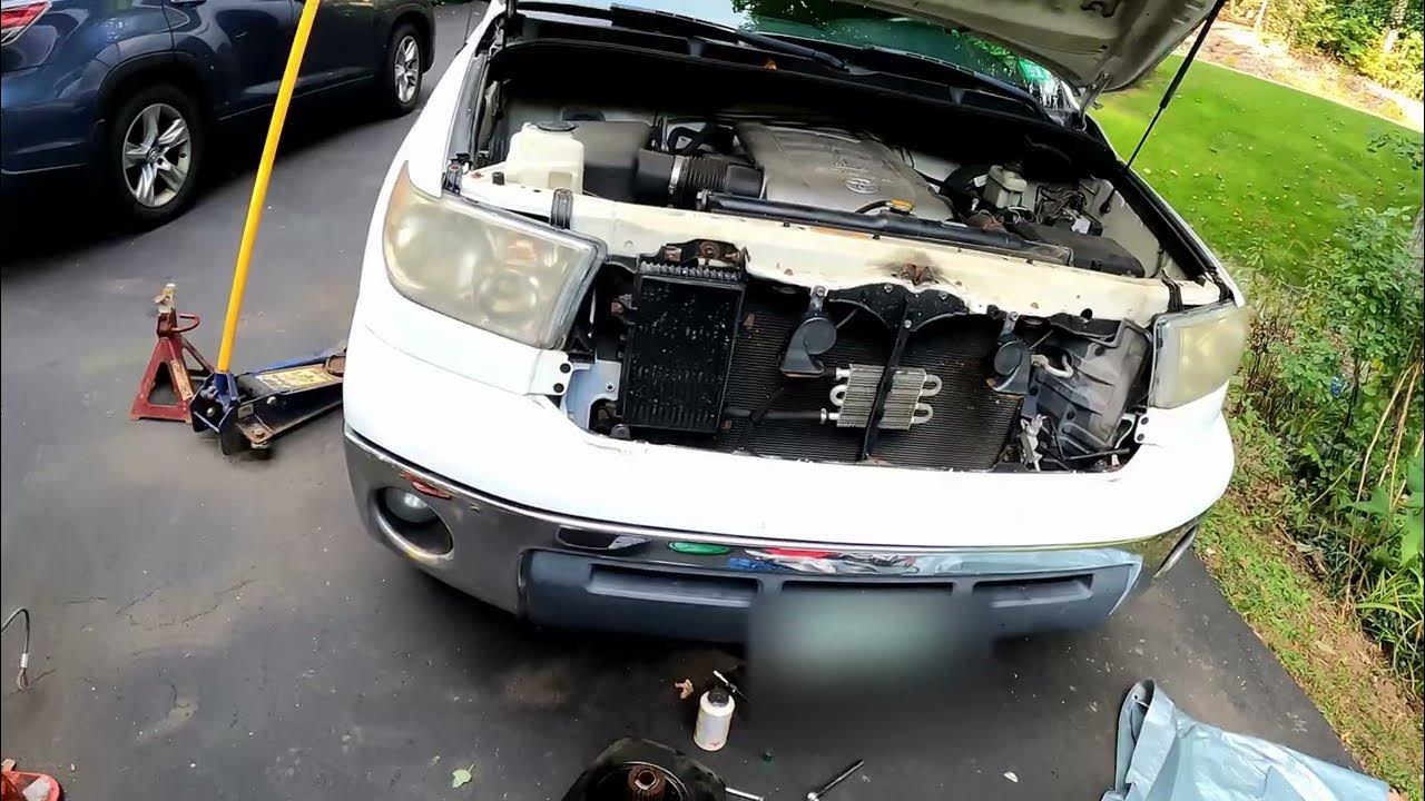 2008 toyota tundra 5 7l oil change youtube