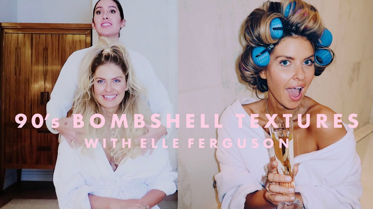 Прическа в стиле «бомбы» 90-х от Элль Фергюсон | Джен Аткин