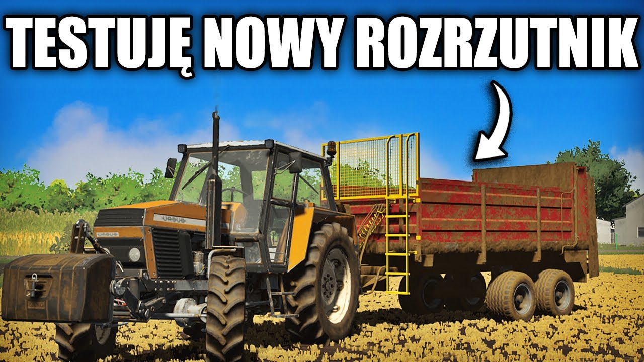 PRZYGODY WESOŁEGO ROLNIKA - TESTUJE NOWY ROZRZUTNIK | E156 | FARMING SIMULATOR 22