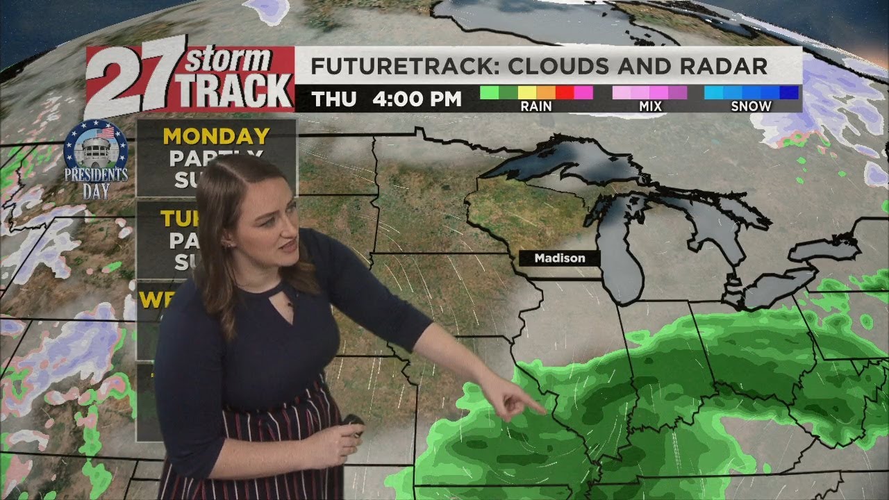 Temperature rollercoaster through a mostly dry week - YouTube