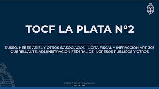TOCF La Plata N°2 - Causa Russo