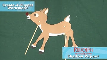Create-A-Puppet Workshop™: Rudolph the Red-Nosed Reindeer™ Shadow Puppet
