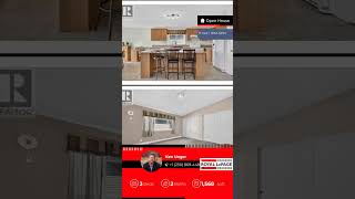 Imagine bright three bedroom, two bath home with lake and mountain views, open living space, big isl