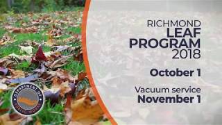 Richmond Leaf Collection Program 2018