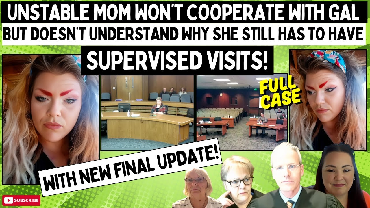 Неуравновешенная мама не хочет сотрудничать с GAL, но не понимает, ПОЧЕМУ она все еще ходит на ко...