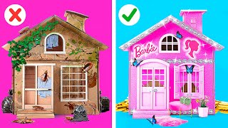 😱RENOVACIÓN BUENA VS MALA *Construí una pequeña casa 💋 Transformación de rico vs pobre por YayTime!