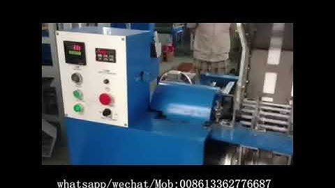 High speed plastic straw bending machine