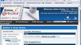 Information eZine Article Submission News