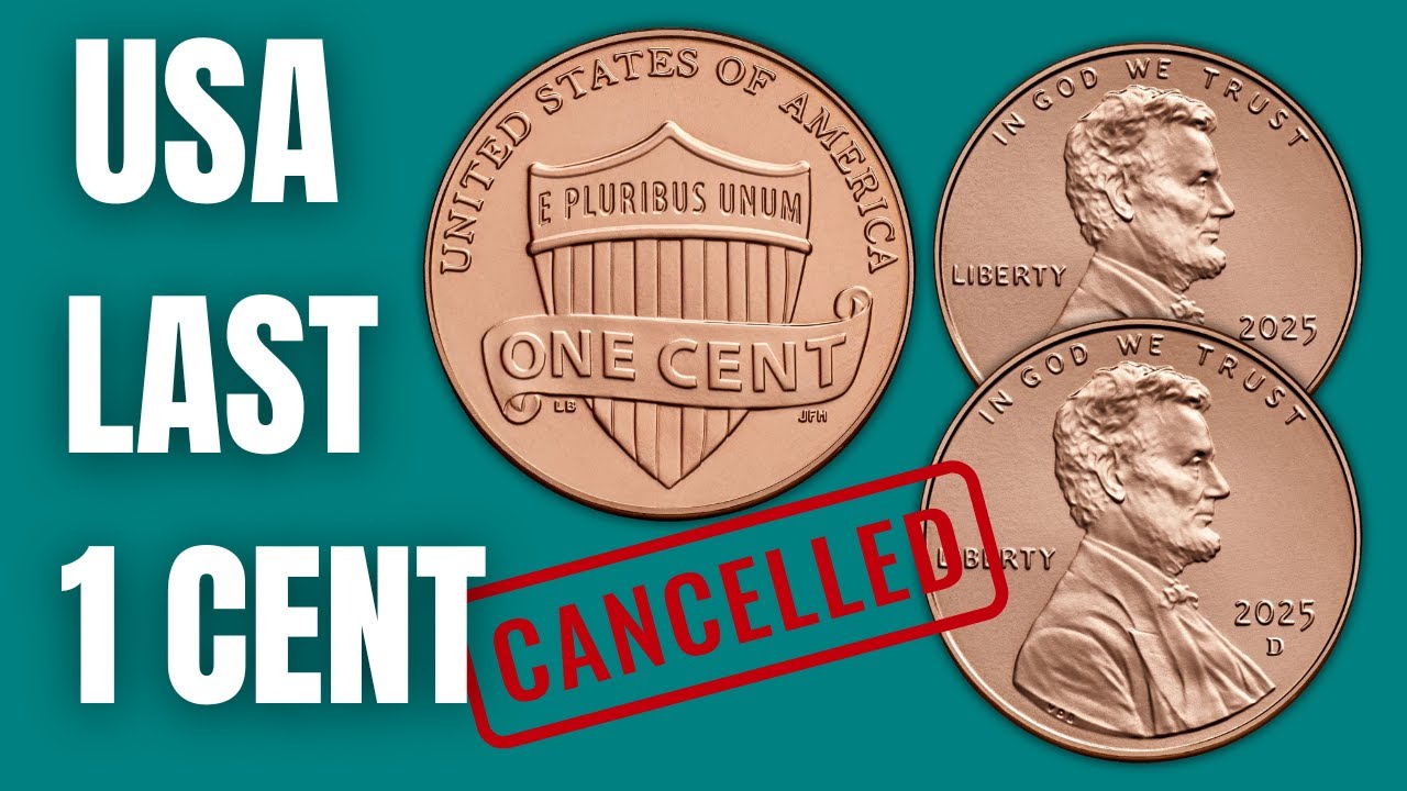The END of the US Lincoln 1 One Cent Penny - 2025 will be the Last