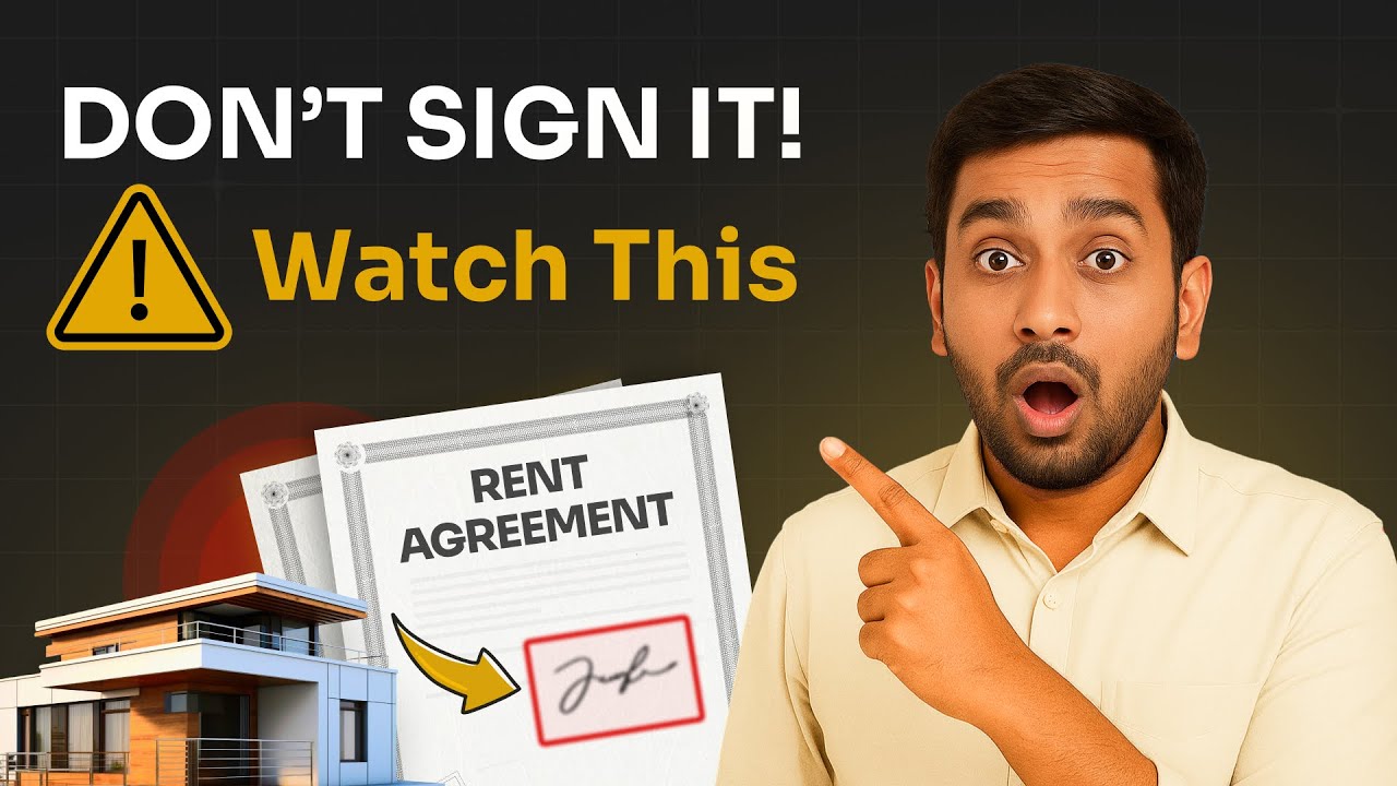 Rent Agreement Explained in Hindi | Legal Tips for Tenants & Landlords | Rental Law in India (video lesson)