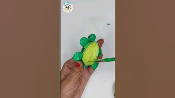 OMG😱Walnut Shell Turtle🐢 #drawingtrend #diy #turtle #easy #shorts #satisfying #viral #trend #art