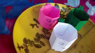 Simple Paper cup /paper craft/Ss villa