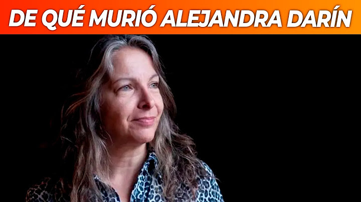 Dolor en el mundo del espectáculo: ¿De qué murió Alejandra Darín?