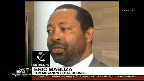 State Capture Inquiry Tom Moyane S Lawyer Eric Mabuza Reacts To Zondo Ruling State Capture Inquiry Tom Moyane S Lawyer Eric Mabuza Reacts To Zondo Ruling