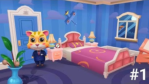 Cat Runner : Decorate Home- Gameplay  Part 1 (Android)