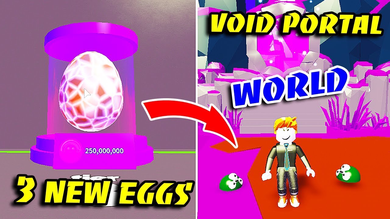 New Void Portal Update 3 New Eggs Strongest Pets In Blob Simulator 2 Roblox Youtube