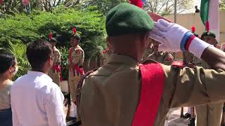 NCC Guard Of Honour - Professor Sangita pandita, Principal