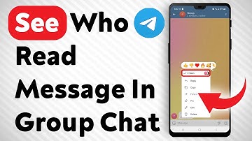 How To See Who Read Your Message In A Telegram Group Chat