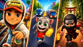 Subway Surfers 🆚 Tom Gold Run 🆚 Ninja Run 🔥 Which Is Best? #subwaysurfers #gameplay  screenshot 1