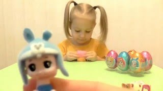 Киндер сюрприз носики курносики распаковка Kinder Surprise unpack