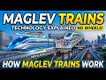 How Maglev Trains Work – Trains That Float Above the Track.